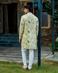 Sunny Blossom Yellow Ganganagry Kurta