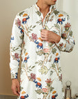 Jual Elephant - White Ganganagry Kurta For Men