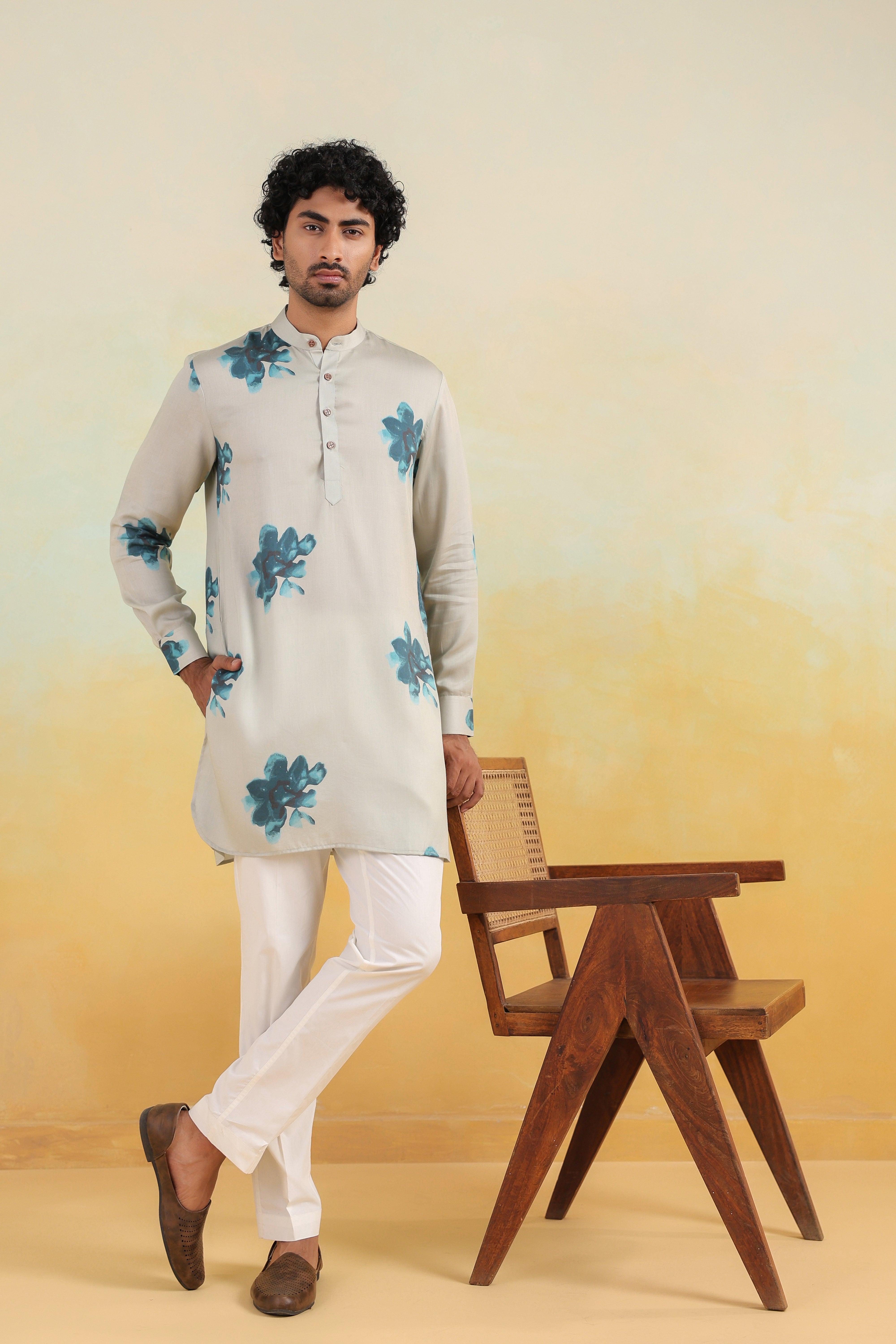 Serene Bloom Ganganagry Kurta
