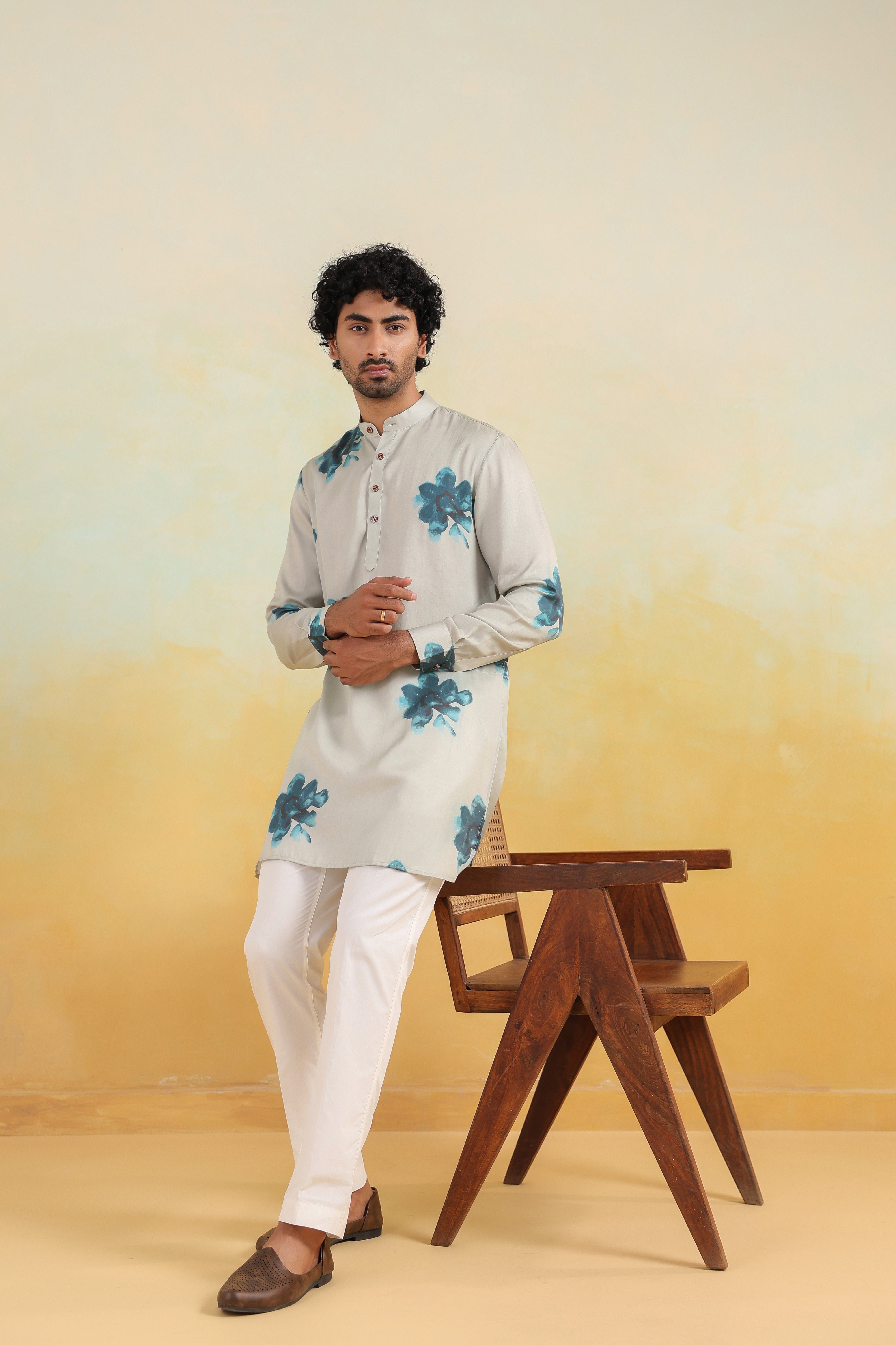 Serene Bloom Ganganagry Kurta