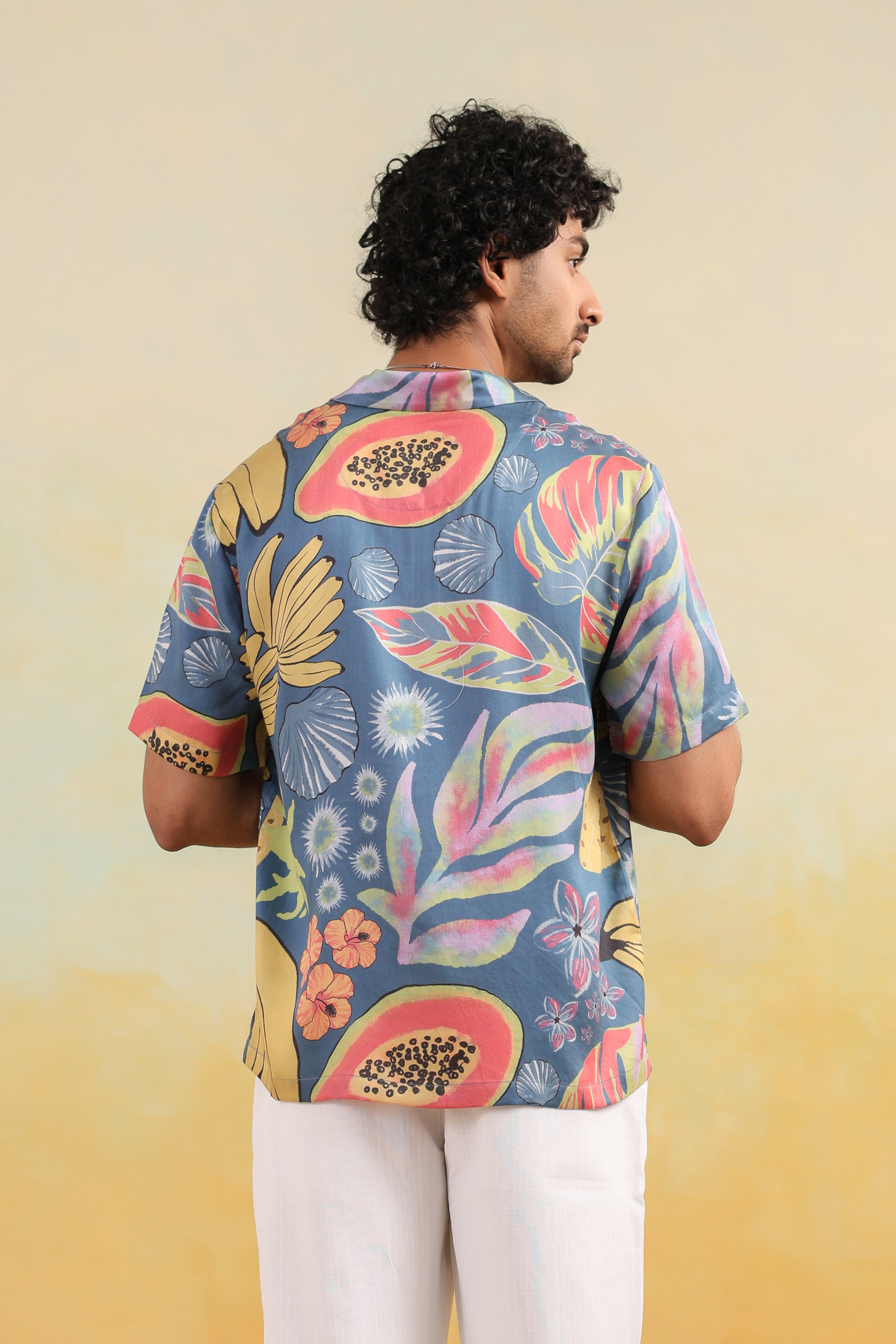 Papaya Coast Relaxed Fit Cuban Collar Shirt