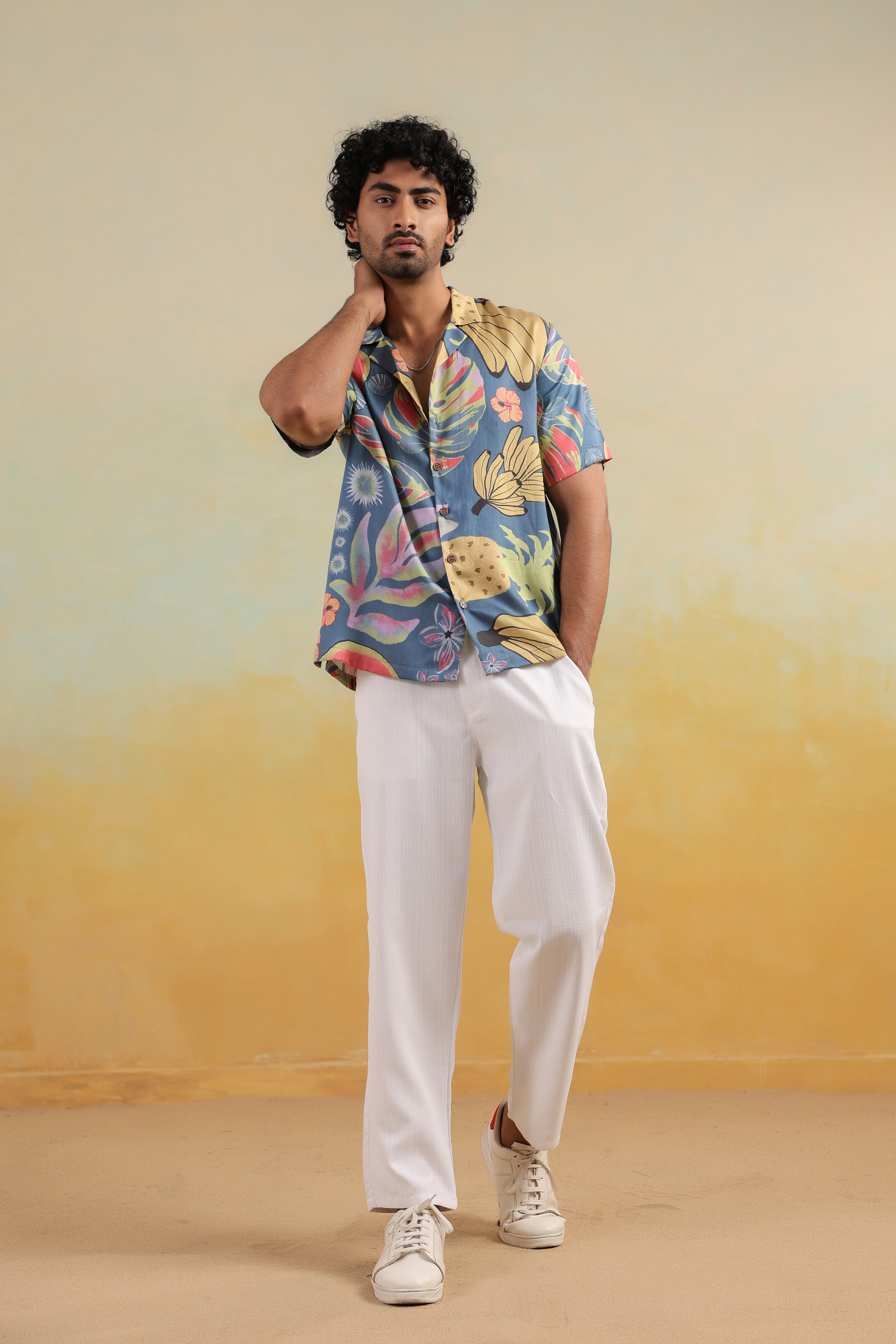 Papaya Coast Relaxed Fit Cuban Collar Shirt