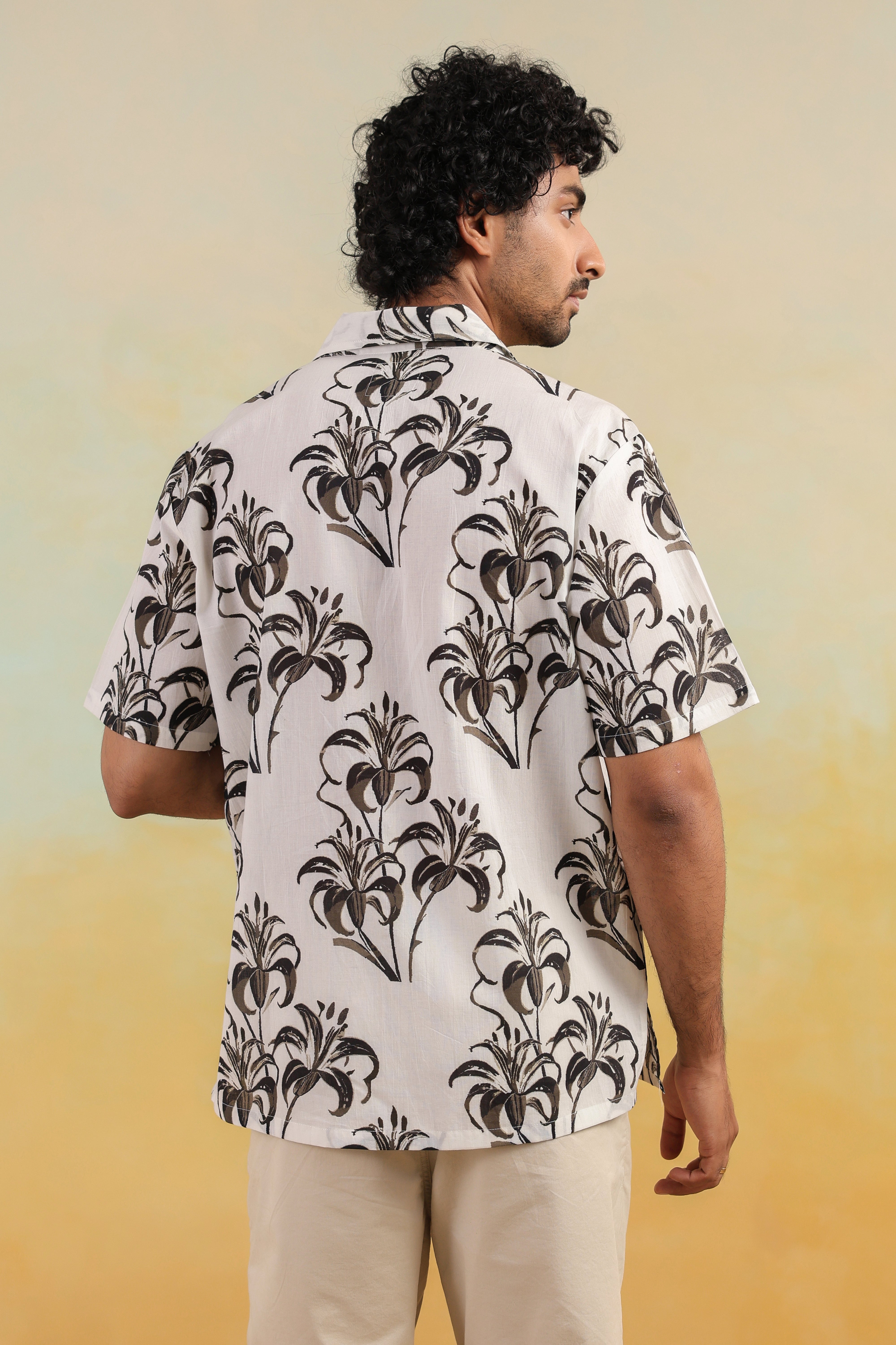 Tropical Mirage Oversized Hawaian Collor Shirts