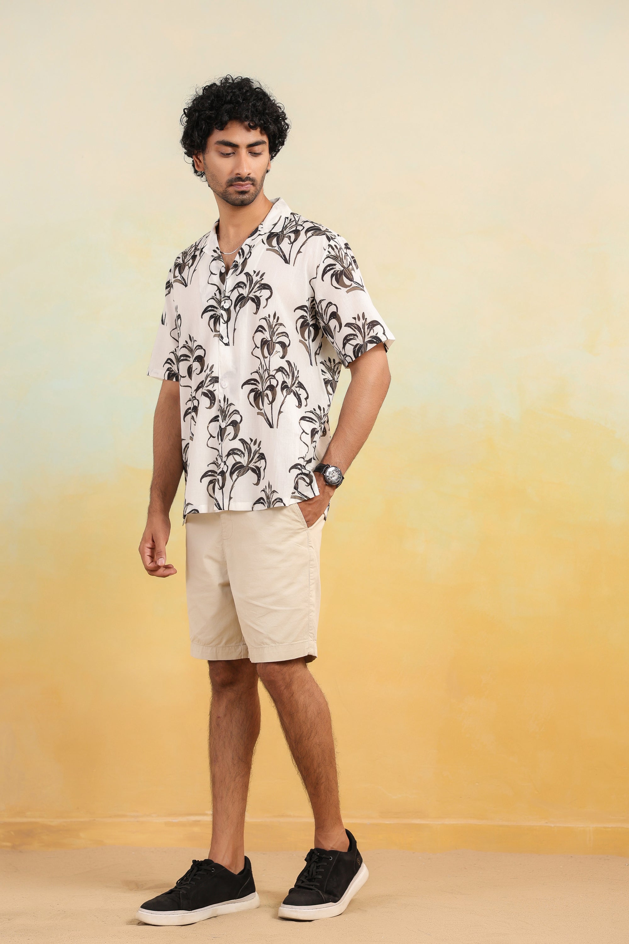 Tropical Mirage Oversized Hawaian Collor Shirts