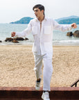 White CO-ORD Set For Men