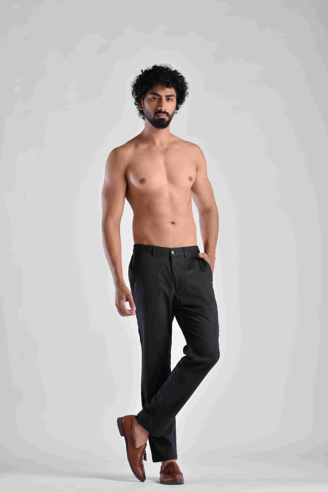 Black Pashtooni Pant