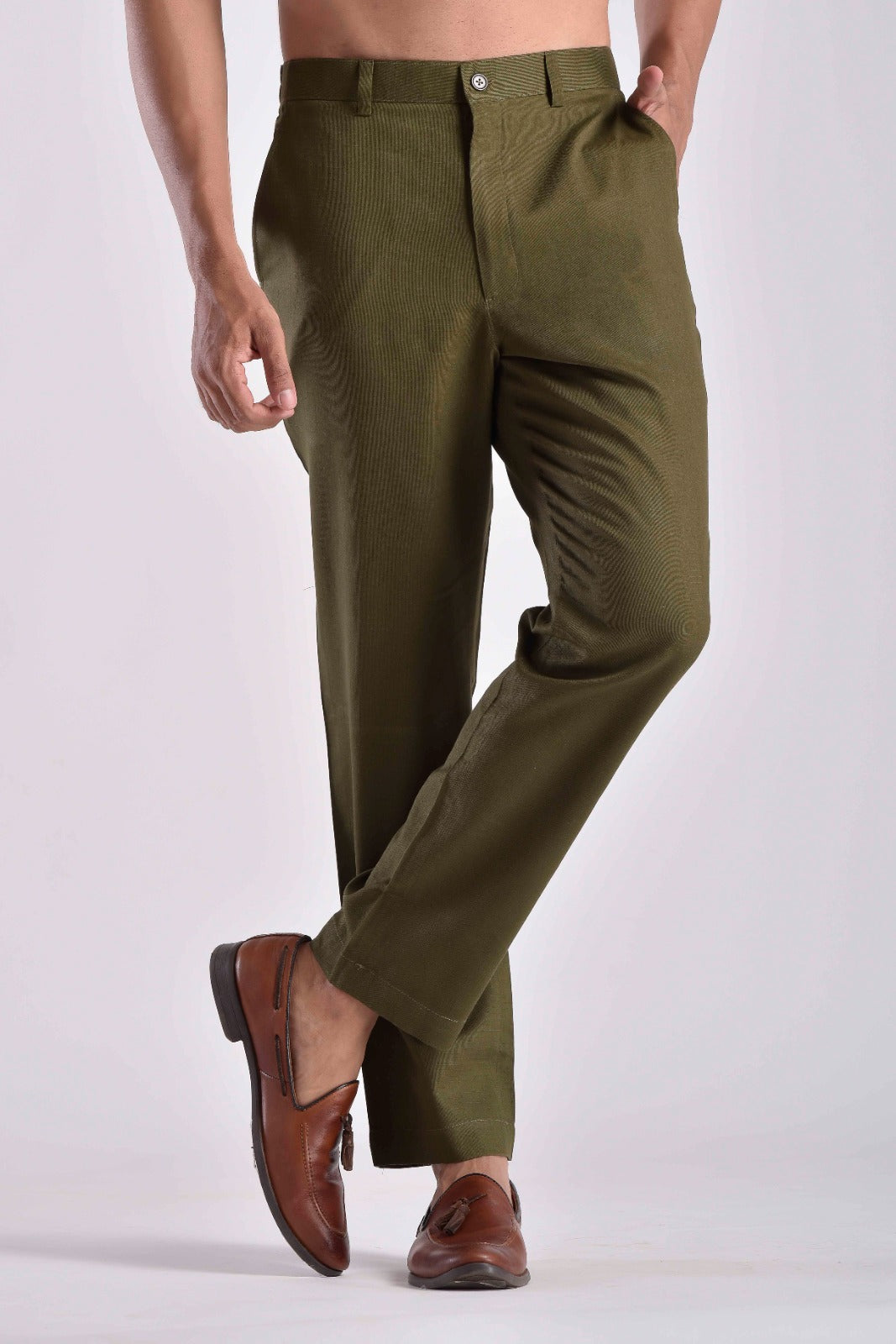 Green Pashtooni Pant