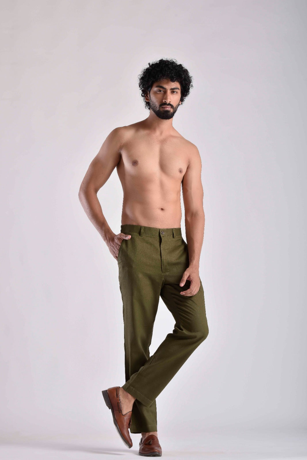 Green Pashtooni Pant