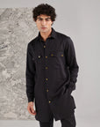 Black Pashtooni Kurta