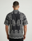 Porcelain Black Relaxed Fit Cuban Shirt