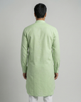 Mint Green Solid Ganganagry Kurta