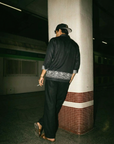 Midnight Paisley Oxford Collar Shirt