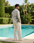 Ivory Botanica Oxford Collar Shirt