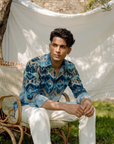 Tide Ikat Oxford Collar Shirt