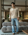 Desert Patch Oxford Collar Shirt