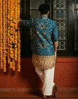 Jaigarh Festive Blue Ganganagery Kurta