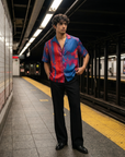 Odyssey Art Blue Relaxed Fit Cuban Shirt
