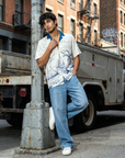 Postcard Escape Relaxed Fit Cuban Shirt