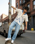 Postcard Escape Relaxed Fit Cuban Shirt