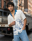 Postcard Escape Relaxed Fit Cuban Shirt