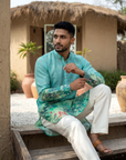 Gulbaag Green Ganganagery Kurta