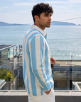 Beach Blue Striped Oxford Shirt