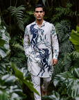 Fire Horse Ivory Ganganagery Kurta