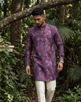 Purple Paradise Ganganagery Kurta