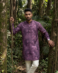 Purple Paradise Ganganagery Kurta