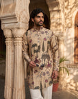 Mughal Darbar Beige Ganganagery Kurta