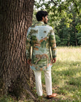 Wild Oasis Leopard Ganganagery Kurta