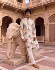 Peacock Jharokha Ganganagery Kurta