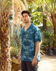 Beach Tiger - Silk - Hawaiin Collar OS Shirt For Men