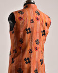 Floral Orange - Russian Silk - Bandi