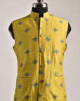 Nilay Yellow - Silk - Bandi
