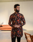 Jual Elephant Black - Russian Silk - Ganganery Kurta For Men
