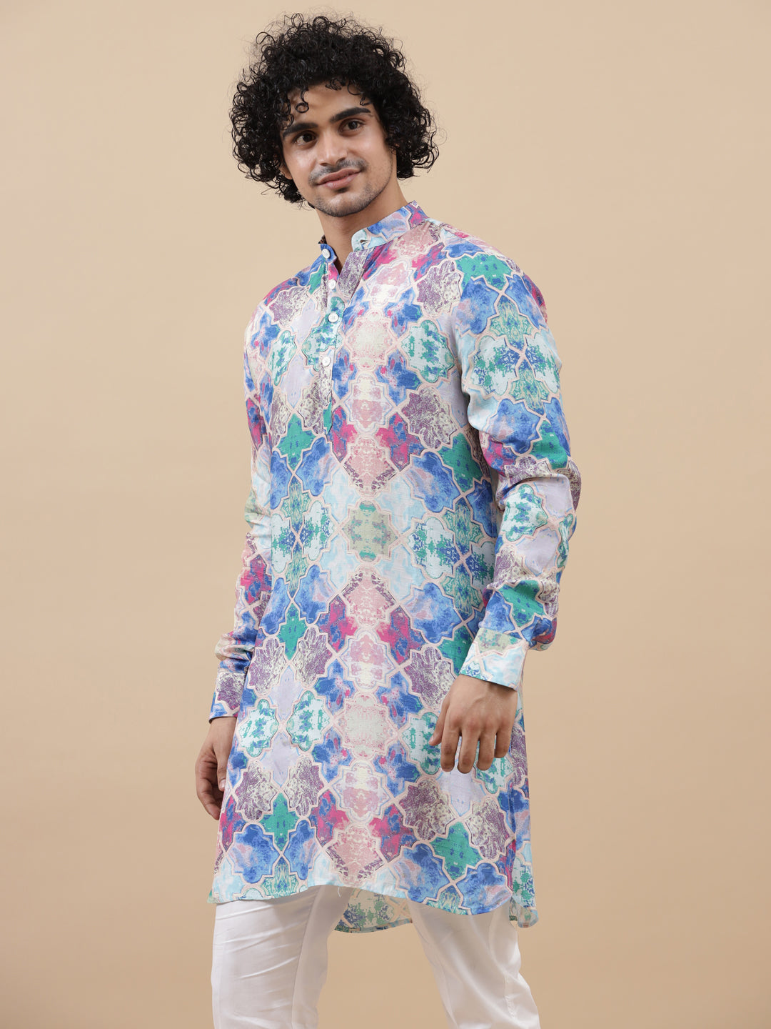 Monki Snake - Muslin - Long Kurta For Men