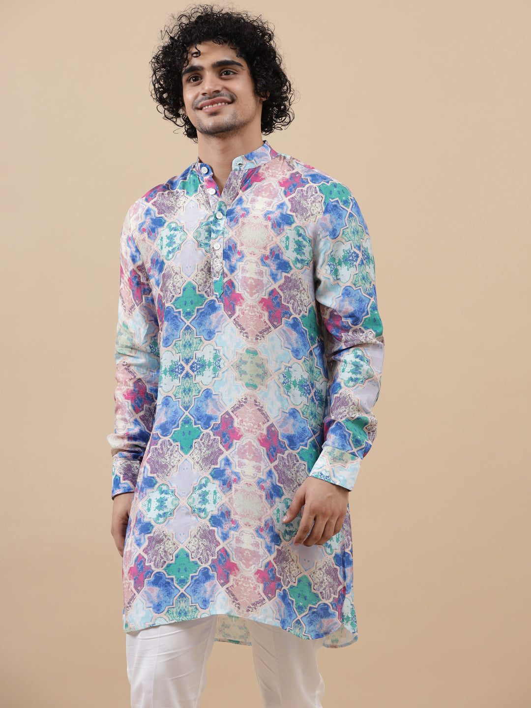 Monki Snake - Muslin - Long Kurta For Men