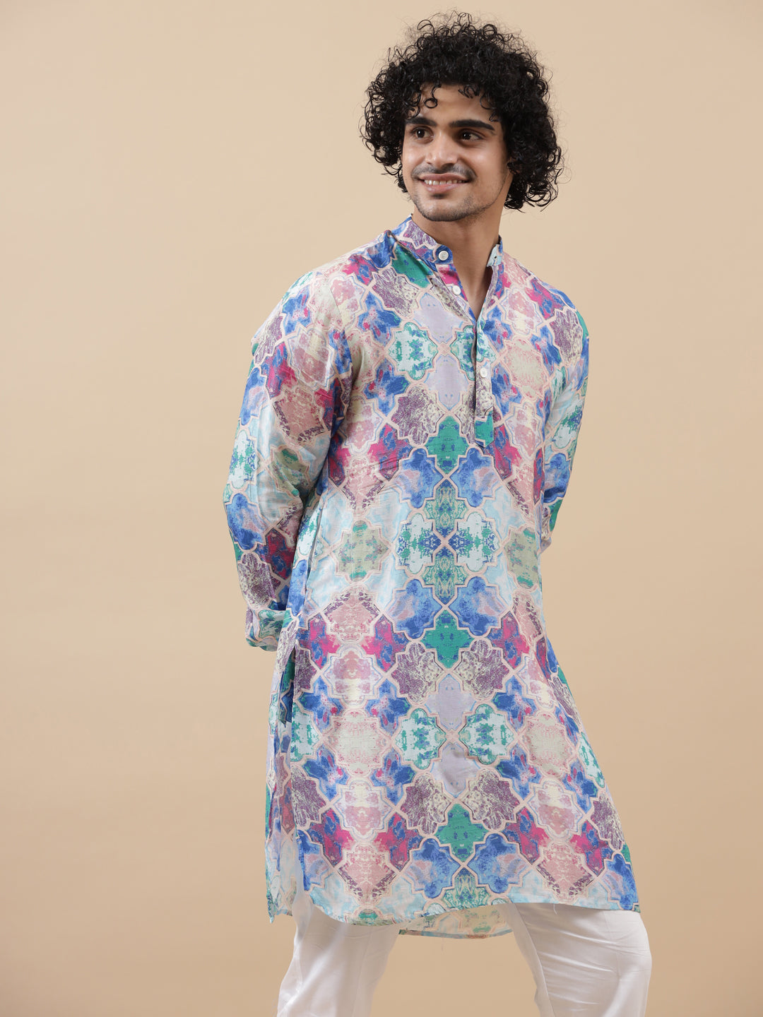 Monki Snake - Muslin - Long Kurta For Men