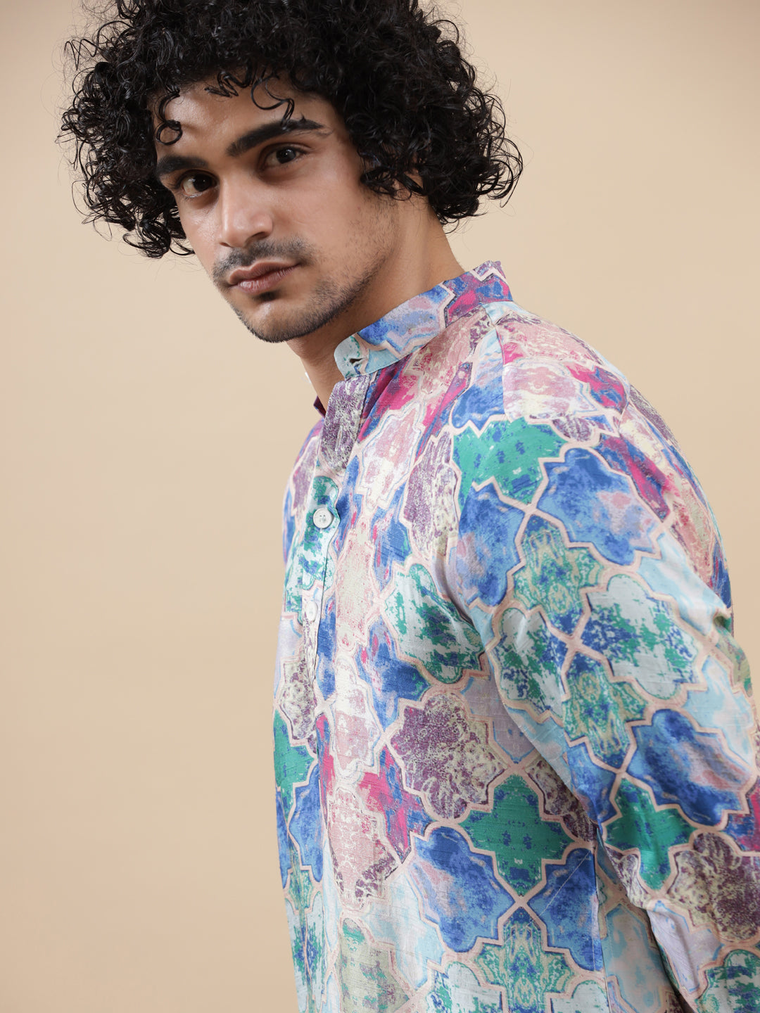 Monki Snake - Muslin - Long Kurta For Men