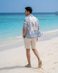 Porcelain White Relaxed Fit Cuban Shirt