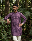 Purple Paradise Ganganagery Kurta
