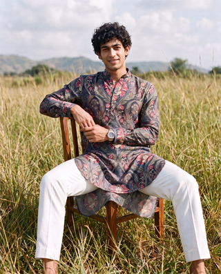Crimson Heritage Ganganagery Kurta
