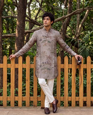 Rustic Wilderness Ganganagery Kurta