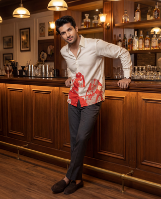 The Red Rider Oxford Collar Shirt