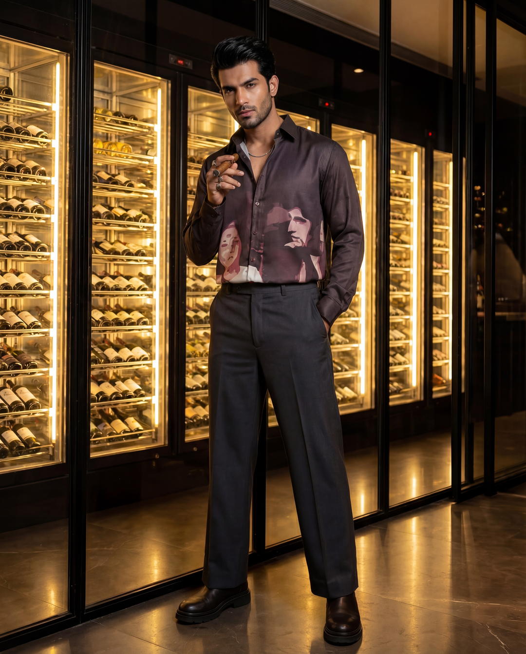 Bollywood cinema  Oxford Collar Shirt