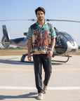 Riders at Dawn Relaxed Fit Cuban Shirt