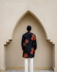Floral Bliss Black Ganganagery Kurta