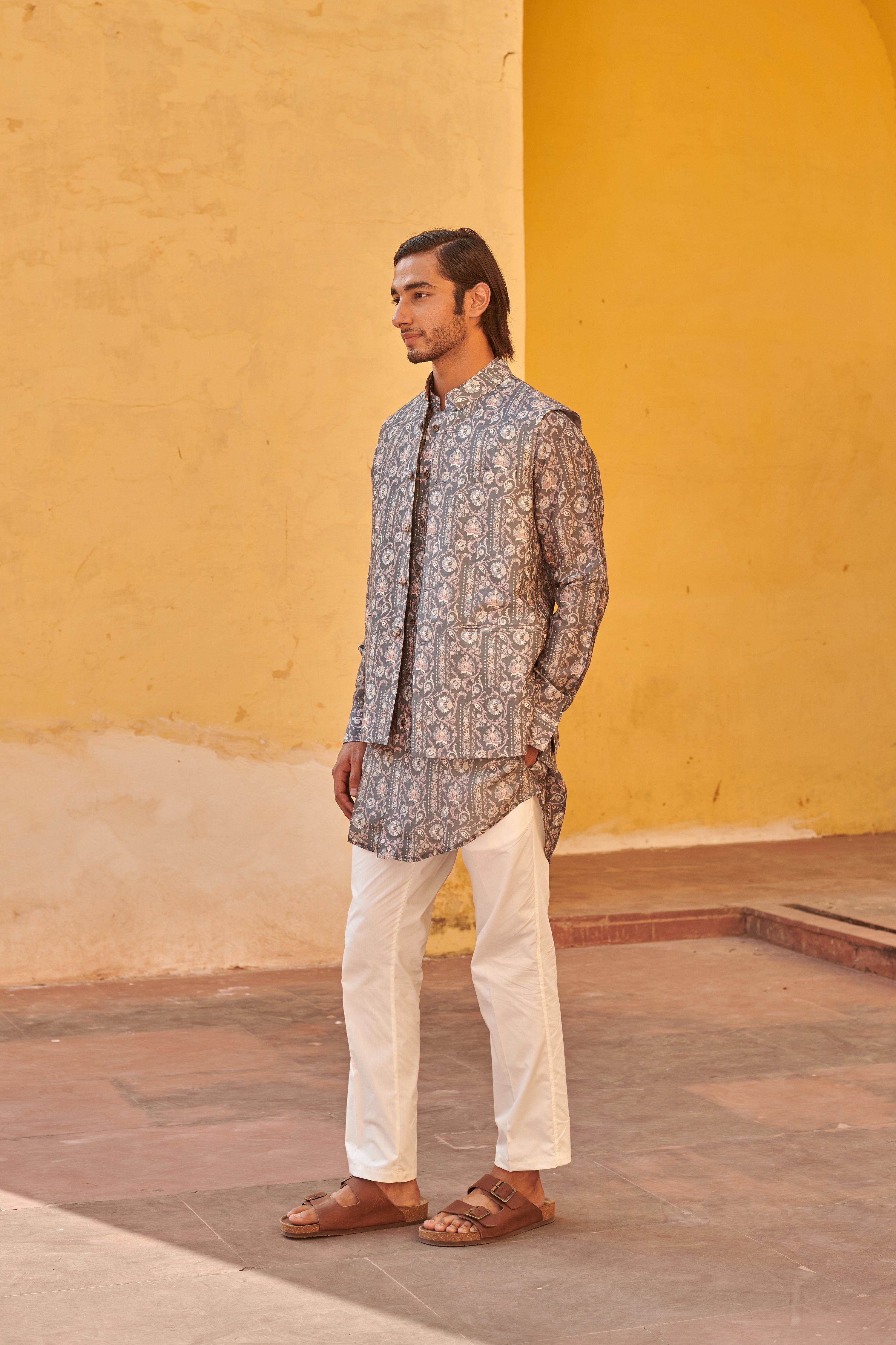 Francis Grey Kurta and Jacket Set