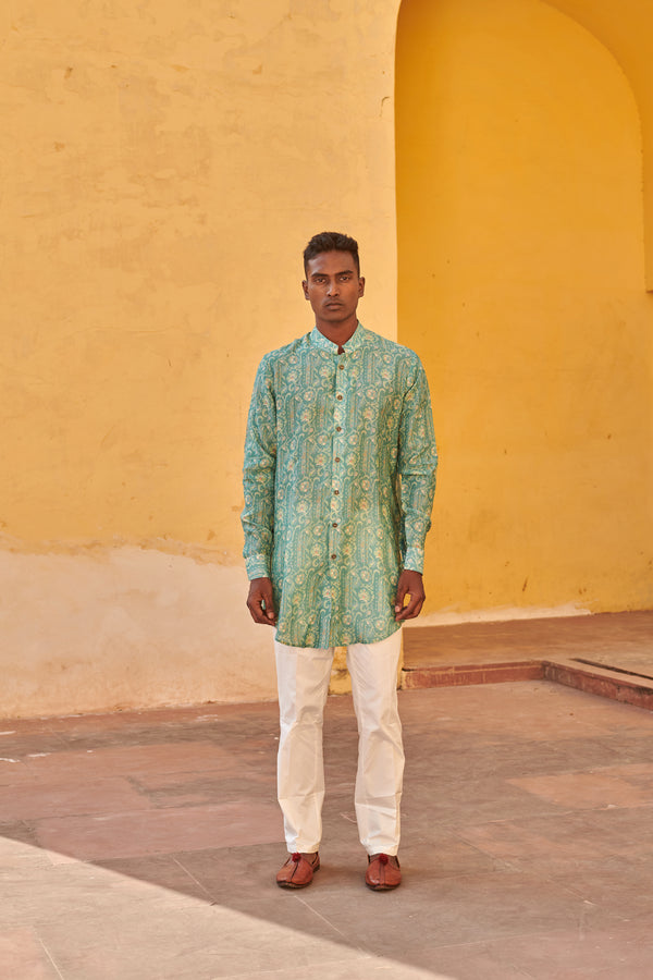 Francis Green Full Button Kurta